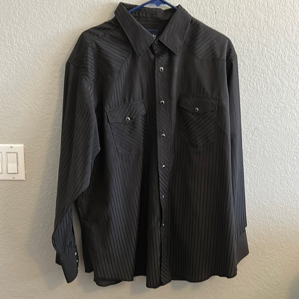 Wrangler shirt, got from goodwill. Worn once